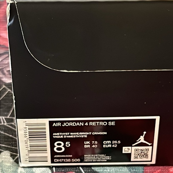 DS 2022 NIKE AIR JORDAN 4 IV RETRO SE ZEN MASTER SNEAKERS SHOES SZ MENS 8.5 NIB - Picture 11 of 11